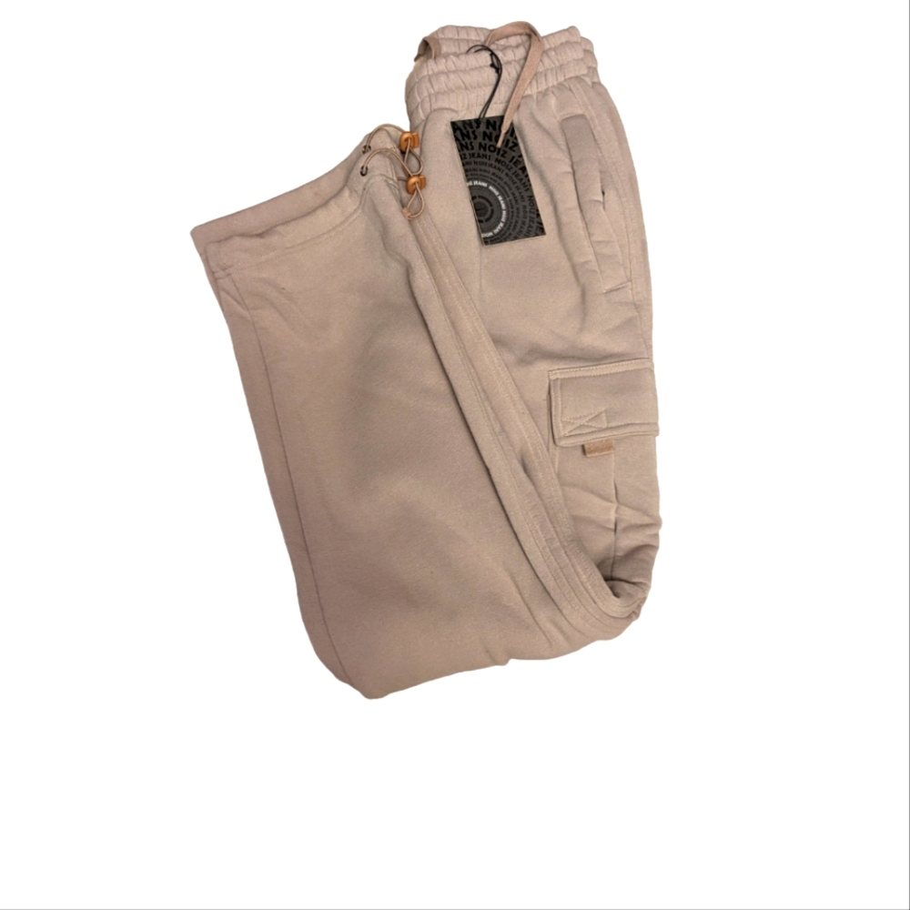 (NEW) Men's NOIZ Thermal Cargo Sweat Pants Size Medium NWT